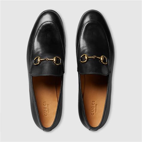 gucci leather loafer with web|Gucci jordaan leather loafer women's.